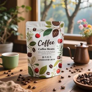 Sacs en plastique refermables personnalisés avec logo imprimé, recyclables, pour bonbons, café en grains et emballages alimentaires – Vente en gros - Product Image 2