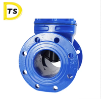 Vannes à opercule manuelles à joint souple à montage par bride pour l'eau, vente directe usine, haute qualité, longue durée de vie, haute température DN40-DN200