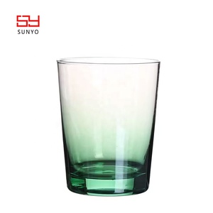 <span class=keywords><strong>Bar</strong></span> en casa Tipos surtidos de copas de vino bohemias Cubo de hielo de cristal verde Copa de vino de gran tamaño - Product Image 2
