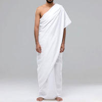 Microfibre Ihram Hajj Musulman Hommes Islmnic Vêtements 100% Polyester Hajj Ihram Serviettes Microfibre Serviette Haji Umrah Pèlerinage Serviette