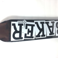 Baker Planche À Roulettes Noir 8.0/8.125/8/25/ inch7-layer Canadien Teint D'érable De haute qualité Planche À Roulettes Professionnelle Patineurs Comme