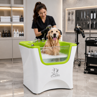 Machine de nettoyage pour animaux de compagnie Dpbathe XL avec baignoire profonde pour chiens de grande race