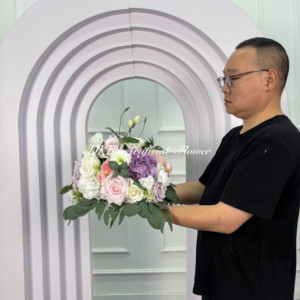 Fábrica de Flores Artificiales DKB, Venta al por Mayor de Rosas Artificiales de Alta Calidad para Decoración de Bodas - Product Image 1