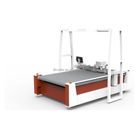 Máquina de Corte CNC de Gran Visión con Cuchilla Oscilante para la Industria Textil de Prendas de Vestir, Corte de Patrones de Ropa Deportiva, Solución Inteligente