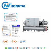 Refroidisseur à vis à eau Midea fabriqué en Chine 316-1932kW 90-550RT à faible bruit pour projet de tour hospitalière