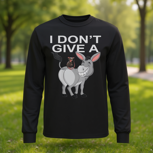 Camiseta de manga larga I Don't Give A Rat's Ass - Product Image 3