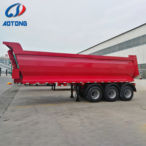 3 Trục 4 Trục Phía Sau Tipper 40 Cbm <span class=keywords><strong>Dump</strong></span> Trailer 50 Tấn 60 70 Tấn Sử Dụng Cát Vận Chuyển Cổ Ngỗng <span class=keywords><strong>Dump</strong></span> Trailer Bán Để Bán - Product Image 6