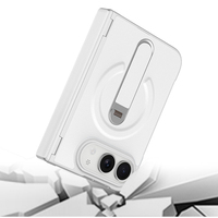 Étui de téléphone magnétique avec béquille pour iPhone Duo, protection d'écran intégrée, protection complète de la charnière, coque de téléphone antichoc LZ330
