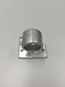 Support de main courante en fonte ductile galvanisée <span class=keywords><strong>électrique</strong></span> fileté malléable 1/2 pouce 21,3 mm Raccord de tuyauterie - Product Image 2