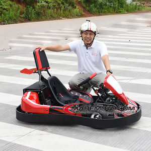 Original de fábrica 500W <span class=keywords><strong>Cross</strong></span> Karts 4 ruedas Asiento único Golf Buggy niños carreras eléctricas Go <span class=keywords><strong>Kart</strong></span> - Product Image 5