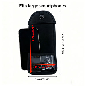 Faraday Mobile <strong>Phone</strong> Bags With Security Lock Invisible Magnet <strong>Cell</strong> <strong>Phone</strong> Storage School Locker Pouch Anti Scratch for Classroom - Product Image 3