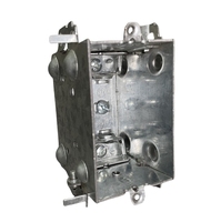 CETL a énuméré 1104-LHA 3 "* 2" * 2-1/2 "12.5 Cu. Boîte à dispositifs groupables en acier galvanisé Boîte de jonction métallique facile Boîte de sortie d'interrupteur