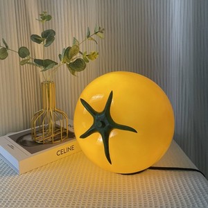 Lampe de bureau en forme de tomate, lumière LED, 220V, interrupteur AC, pour chambre à coucher, éclairage décoratif de chevet - Product Image 2