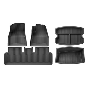 Tapis de sol TPE moulé par injection adapté au 25 casque droit Nouveau <span class=keywords><strong>Tesla</strong></span> <span class=keywords><strong>Model</strong></span> 3 Cars <span class=keywords><strong>Business</strong></span> Car Rug Design - Product Image 5