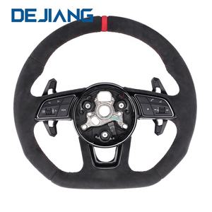 Vente directe d'usine Cuir pour volant sport en fibre de carbone pour <span class=keywords><strong>Audi</strong></span> A4 A5 Q5 A6 A7 TT S6 RS6 avec écran LED - Product Image 6