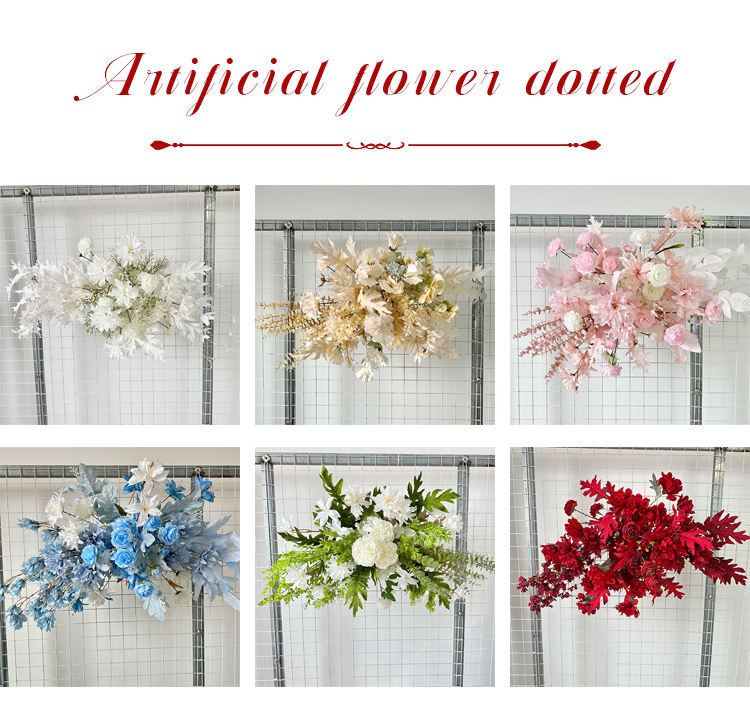 Dotted floral decoration