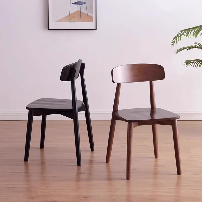 dining chairs wood oak modern