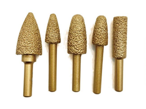 Chân Không Bền Brazed Kim Cương Mài Công Cụ Kim Loại Burrs Mài Đầu <span class=keywords><strong>Bit</strong></span> Cho Đúc Sắt Thép Gốm Đúc Sắt Mài Đầu - Product Image 2