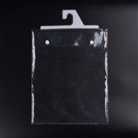 Sacs à vêtements pliables transparents en PVC/PE de haute qualité avec crochet de suspension pour l'affichage et l'emballage de vêtements et de sous-vêtements