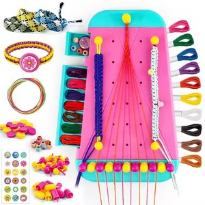 Giocattoli per la creazione di gioielli di arti e mestieri per bambini e ragazze braccialetti di amicizia Kit per la creazione di braccialetti regalo di compleanno - Product Image 2