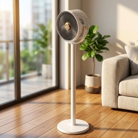 Ventilateur sur pied Yongyuan 4000mAh rechargeable avec télécommande, hauteur réglable, oscillant silencieux, pour un refroidissement optimal