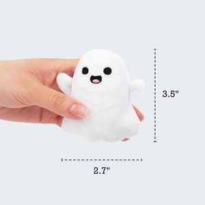 Jouets en peluche d'Halloween mignons et réalistes sur le thème des fantômes émotionnels, pour le jeu de la bonbonnière, avec panier de transport - Product Image 3