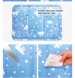 Tapis de refroidissement Chiens Chats Auto Chien Tapis De Refroidissement Respirant Pet Crate Pad Portable Lavable Pet Refroidissement Couverture tapis - Product Image 5