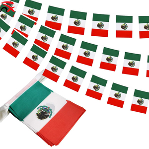 Bandera de Cuerda de 100 Países al por Mayor, Bandera Internacional de Poliéster, Pancarta de Banderas del Mundo para Decoración de Juegos de Fútbol Escolares - Product Image 6