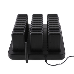 Système d'appel sans fil 30 bipeurs Buzzers Restaurant Café Hôtel Pager <span class=keywords><strong>CRONY</strong></span> QC300 Portée 500m 433.92MHz - Product Image 5