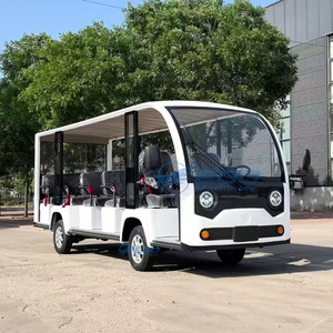 Autobús Turístico Eléctrico Clásico de 8-14 Plazas, 4 Ruedas, Estructura de Acero, Batería de Plomo-Ácido, en Oferta - Product Image 1