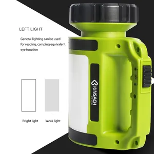 Goldikon-Lámpara de luz Led recargable por USB para acampada, farol con batería externa de 500 lúmenes, producto más vendido