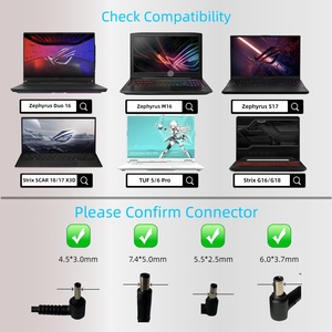 Bán hàng nóng máy tính xách tay Sạc <span class=keywords><strong>Adapter</strong></span> 20V 14A 280W cung cấp điện cho <span class=keywords><strong>Asus</strong></span> Zephyrus Duo 16 M16 S17 Strix sẹo 18 17 x3d tuf 5 6 Pro - Product Image 3