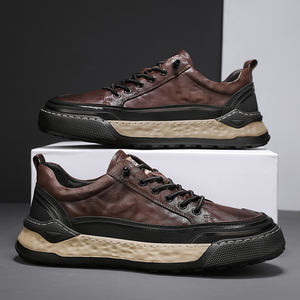 Nouvelles Chaussures de Ville pour Homme en Gros et sur Mesure, Mocassins Plats en Cuir PU, Design Italien de Luxe, Baskets Noires Décontractées Style <span class=keywords><strong>Bateau</strong></span> - Product Image 3