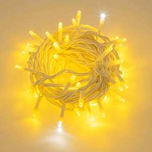 Guirlande lumineuse Gloca 300Led, fil blanc de 30M, lumière jaune, Ip65, décoration intérieure et extérieure - Product Image 5