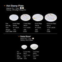 Assiettes à dîner en plastique imprimé marbre Design en pierre de luxe Matériau incassable lavable au lave-vaisselle pour la restauration hôtels maison fête événement