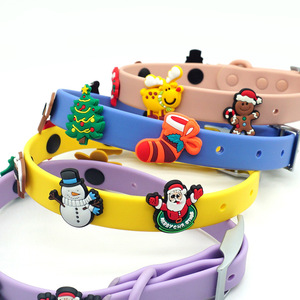 <span class=keywords><strong>2026</strong></span> Neues Maßgefertigtes Luxuriöses Langlebiges PVC-Silikon Wasserdichtes Verstellbares Hunde-Halsband und Leinenset DIY Großhandel - Product Image 4