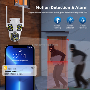 Hongnaer WiFi 3 vidéo extérieure intelligente 6MP 3K PTZ caméra de surveillance IP <span class=keywords><strong>IPC360</strong></span> maison trois objectifs WiFi sécurité CCTV caméra sans fil - Product Image 5