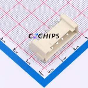 WAFER-VH3.96-6PWT-W1-P Wire-to-Board Pin Header SMD,P=3.96mm,Horizontal Mount Connector 1x6P 3.96mm Horizontal Mount 6P - Product Image 1