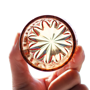 Design classico per feste di tè e vino per tavoli da ristorante fatto a mano in stile Edo Kiriko - Product Image 3