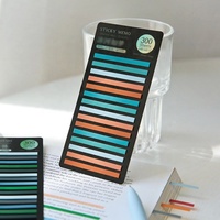 300pcs Colored Index Tabs Set Highlight Diary Classification Book Sticky Tabs for Key-Scentence Notepad Sticky Notes