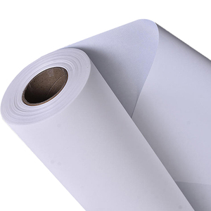 Rouleau complet de <span class=keywords><strong>toile</strong></span> d'art en polyester blanc étiré de haute qualité 130 g/m², spécialement conçue, imperméable, pour la peinture artistique commerciale - Product Image 1