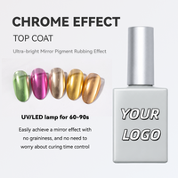BAYA Gel UV OEM ODM Usine Échantillon Gratuit Nettoyant pour Ongles Apprêt Durcisseur Base & Top Coat Gel Blooming Effet Chrome Top Coat