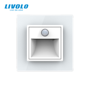 Livolo Interrupteur d'éclairage mural d'angle pour escalier, capteur de lumière, faible consommation, 3 modes (chaud, froid, lumière naturelle), lampe murale LED réglable pour marches - Product Image 2