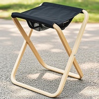 Tabouret de pêche pliable d'extérieur en alliage d'aluminium robuste et tissu Oxford 600D, réglable en hauteur, portable et ultra-léger pour le camping