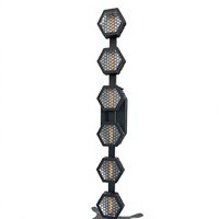 Projecteur de Scène LED Rétro 6*60W à Activation Sonore, Contrôle DMX512, Couleurs Changeantes, Intensité Variable pour DJ, Discothèque et Fêtes