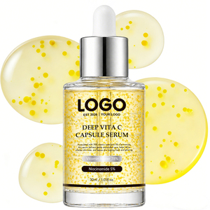 Marca Propia, Aumenta la Luminosidad, Despierta la Piel Opaca, 99% Vitamina C Pura, Tecnología Liposomal de Niacinamida, Suero en Cápsulas con Vitamina C Profunda - Product Image 1