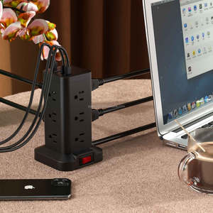 Mỹ điện dải tháp mở rộng chì, bảo vệ tăng đa cắm điện dải chuyển trạm sạc với 4 USB - Product Image 5