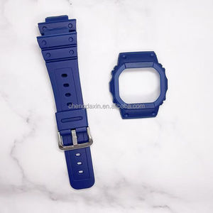Para Casi Watch, Bisel Transparente con Correas con Logotipo DW-5600 GW-<span class=keywords><strong>B5600</strong></span>, Kit de Modificación, Correa de Silicona Transparente, Caja para DW5600 - Product Image 4