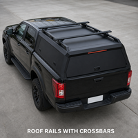 Capot de camionnette Jeep Gladiator sans perçage, fixation par serre-câble, capot rigide pour lit de camionnette