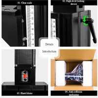 Plate-forme de levage à axe Z, grand établi expérimental optique, colonne, tige à vis en forme de T